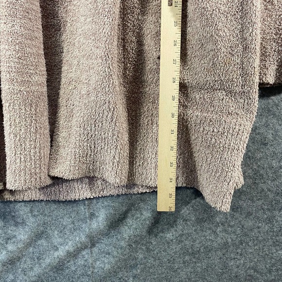 Barefoot Dreams Cali Cardigan Small Beige Tan CozyChic Lite Long Sleeve Knit - Picture 5 of 9